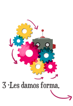 Les damos forma
